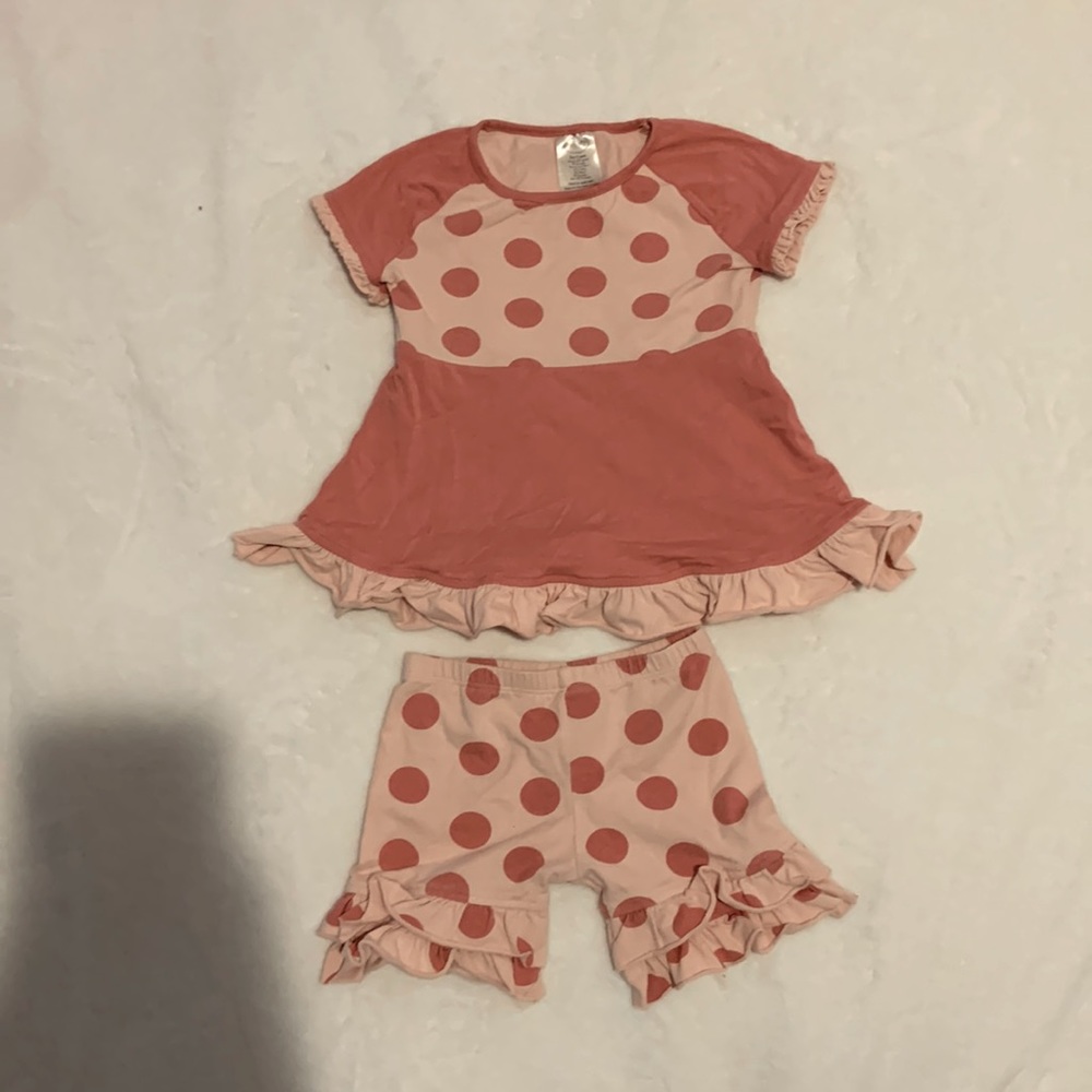 PINK POLKADOT MATCHING SET!!!